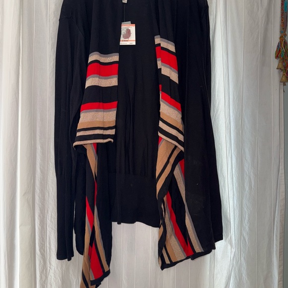 Anne Klein Black Knit Cardigan - Picture 1 of 5